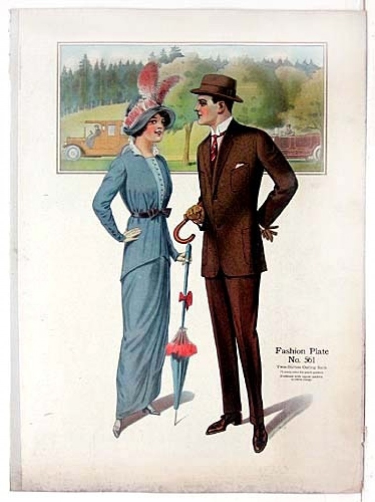 1910s fashion for men Bulan 1 Birth of Modernism: - Western Europe  Fashion and Decor