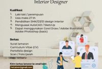 Lowonga desain interior bekraf