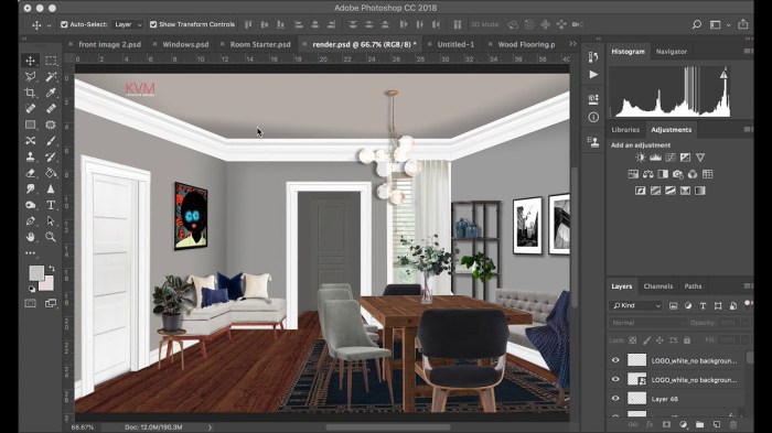 Jasa desain interior photoshop harga