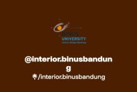 Lowongan dosen desain interior binus bandung