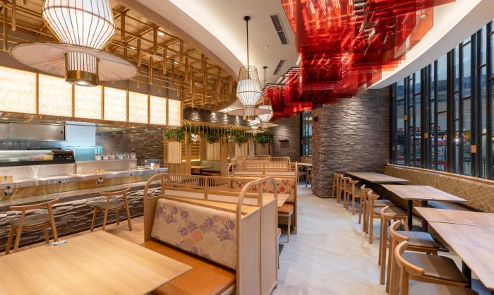 Interior desain sushi tei